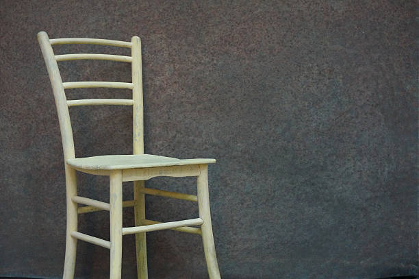 istock Abstract hand-painted vintage background with chair 627522062