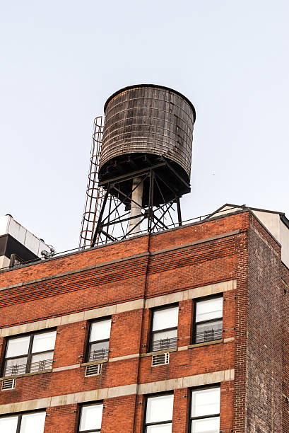 istock Water tower in Midtown Manhattan 627523682