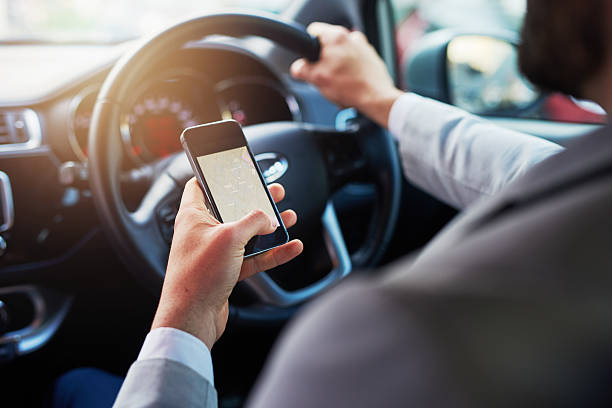 istock Finding the quickest route with his phone 627539862
