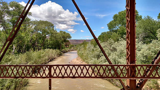 istock muddy Virgin River Historic Rockville Bridge Utah 627574352