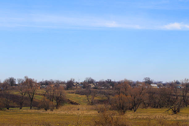 Rural landscape on autumn