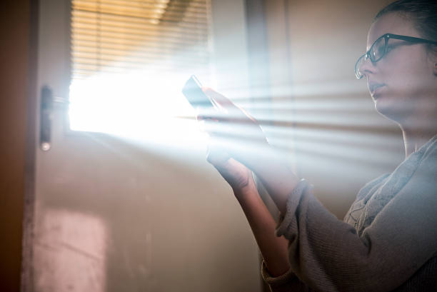 Reflection Rays From Phone 15,100+ Phone Light Rays Stock Photos, Pictures & Royalty-Free Images ...