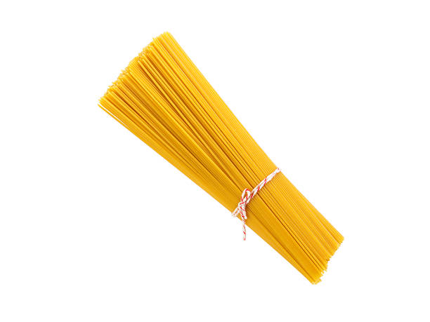 istock Top view bunch spaghetti tried rope of isolated 627661776