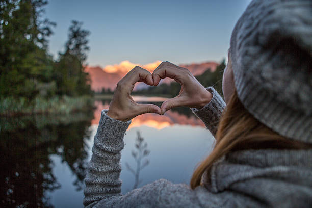 istock Young woman loving nature 627662260