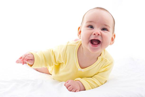 istock Sweet Baby Isolated On White Background 627671082