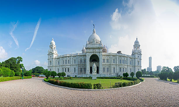 istock Panoramic image of Victoria Memorial, Kolkata 627671870