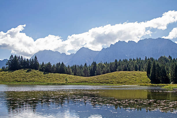 istock lake Wildensee near  Mittenwald 627672408