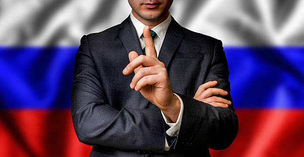 istock Russian candidate speaks to the people crowd 627673234