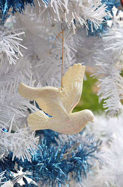 istock peace dove symbol Christmas tree ornament 627676472