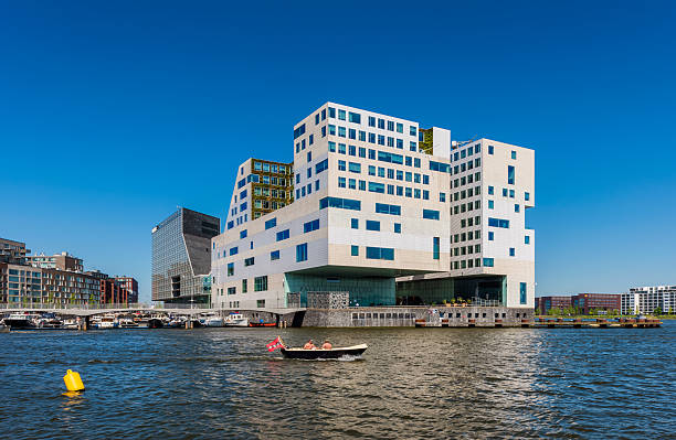 The steel structure of De Krook, the city's main public library and a prominent architectural landmark.