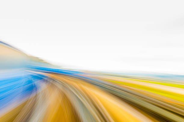 istock Speed motion in urban highway road tunnel 627682002