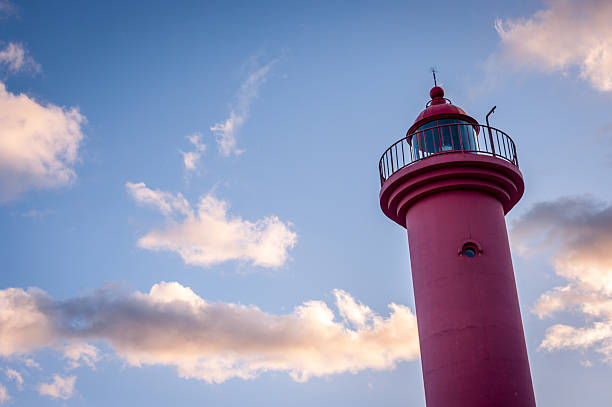istock Red lighthouse in Ulleungdo Island, South Korea. 627712894