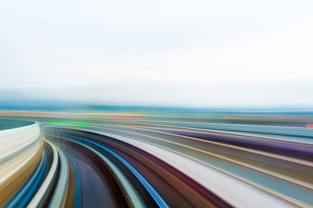 istock Speed motion in urban highway road tunnel 627713726