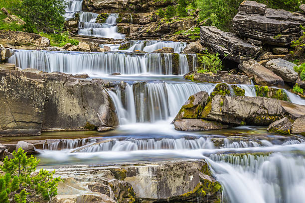 istock Gradas de Soaso. Waterfall in the spanish national park Ordesa 627721468