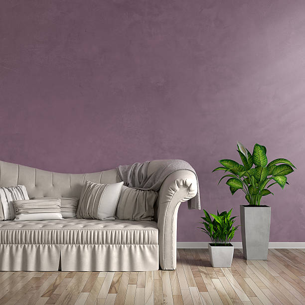 istock Living room with sofa and decoration 627725594