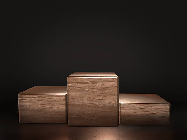 istock Pedestal for display,Platform for design,Blank product stand.3D rendering. 627726076