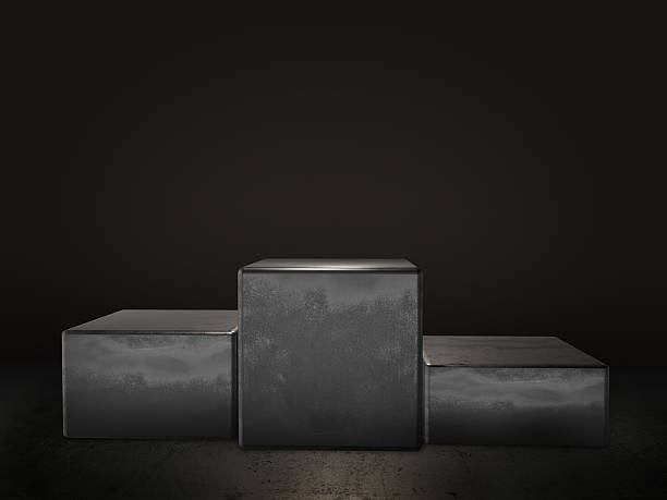 istock Pedestal for display,Platform for design,Blank product stand.3D rendering. 627726224