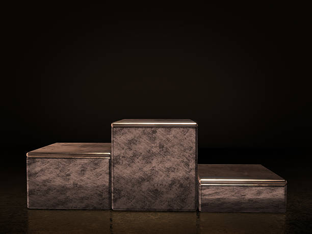 istock Pedestal for display,Platform for design,Blank product stand.3D rendering. 627726308