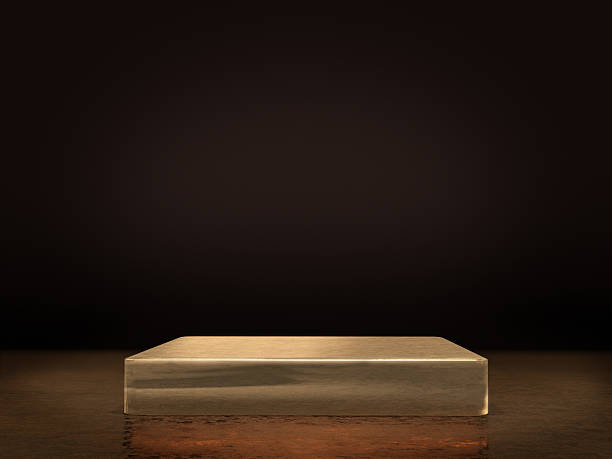 istock Pedestal for display,Platform for design,Blank product stand.3D rendering. 627727912