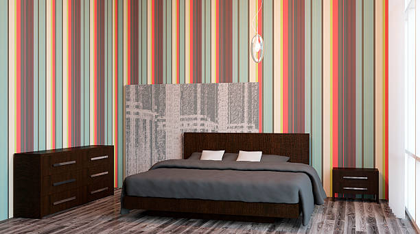 istock The modern design of the bedrooms. 3d rendering 627740600