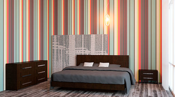 istock The modern design of the bedrooms. 3d rendering 627740672