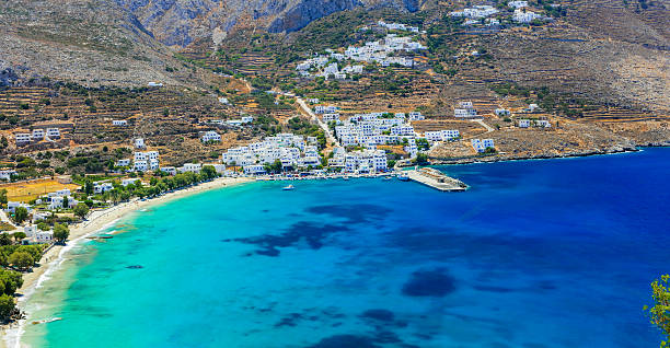 istock Panoramic view of Amorgos,Greece. 627747448