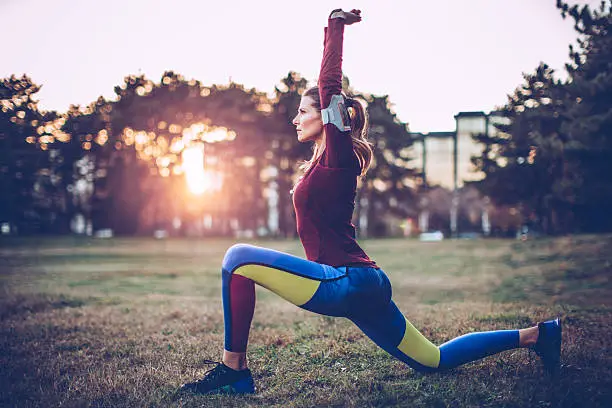 Photo of Stretching before jogging