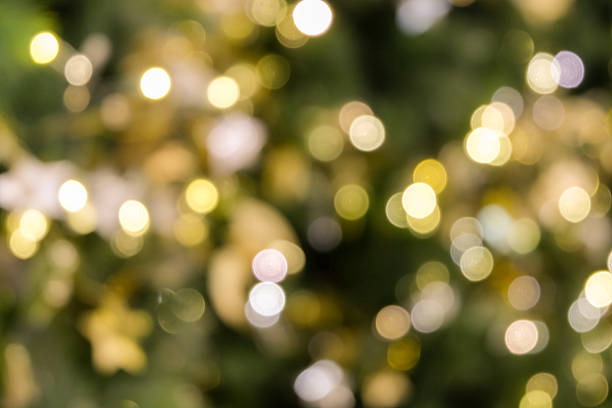 istock christmas tree bokeh light, holiday abstract background, blur defocused 627759912