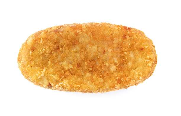 Isolated Hash Brown stock photo