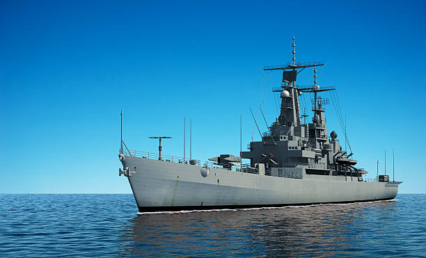 istock American Modern Warship In The Ocean 627763960
