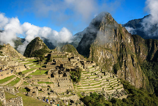View of the Machu Picchu stock photo