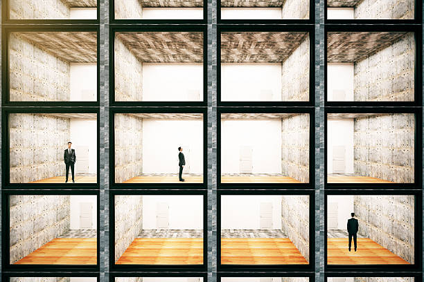 istock Concrete construction with businesspeople 627771244