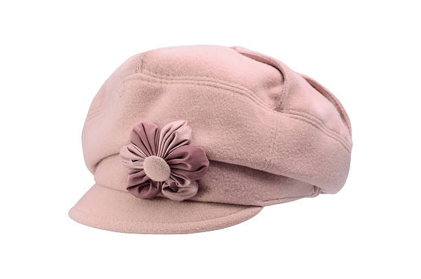 istock women's newsboy cap Isolated on white 627771716