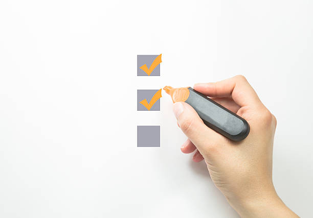 istock Business plan. Hand choosing one of three options 627771764