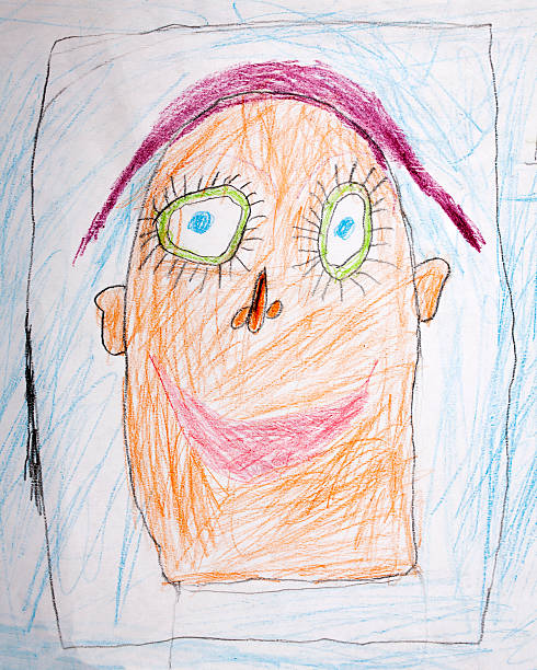 istock Pencil Portrait of a happy man 627779816