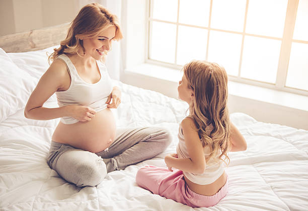 istock Happy family waiting for baby 627787710