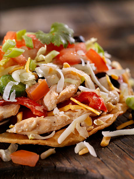 istock Chicken and Pepper Tostada 627788194