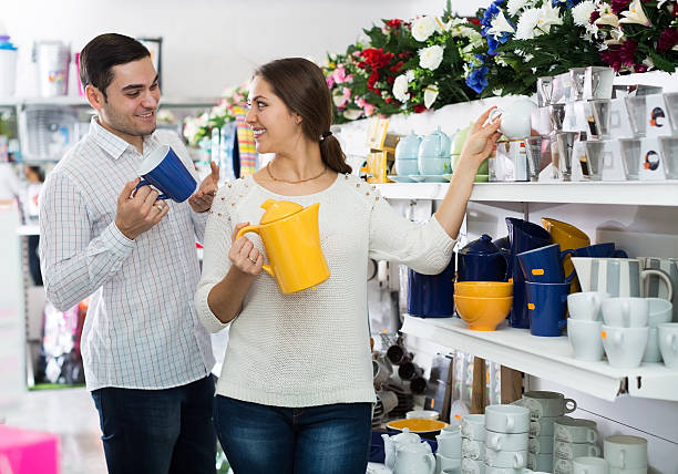 istock Family at the hypermarket 627788578
