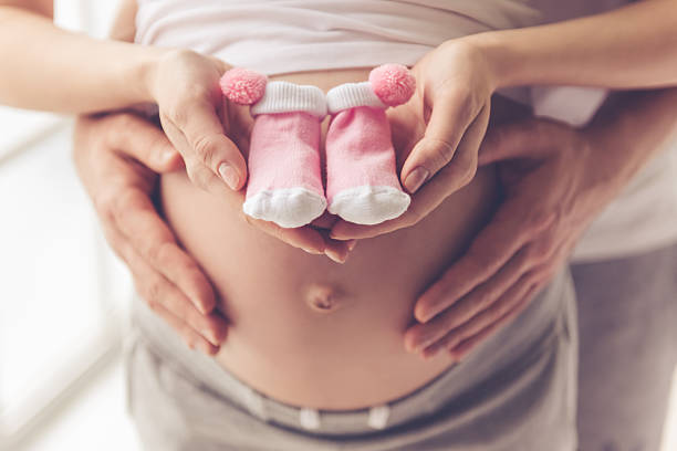 istock Happy couple waiting for baby 627794704