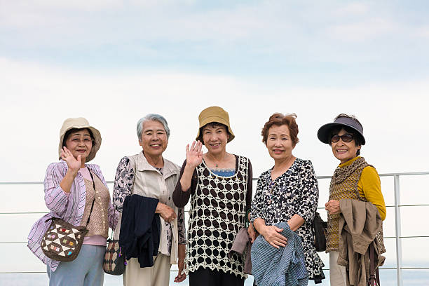 istock Senior Asian women's groups 627795368
