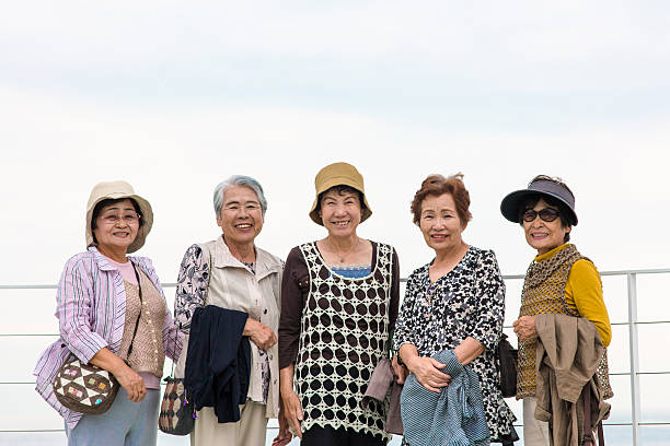 istock Senior Asian women's groups 627795456