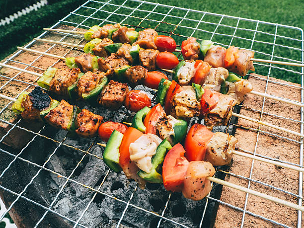 istock Cooking barbeque in the garden. 627796838