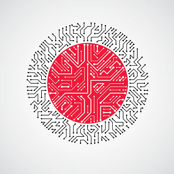 Vector Red Circuit 780+ Red Circuit Board With Black Chip Stock Photos, Pictures & Royalty ...