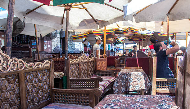 egipto: bazar de el cairo (khan el-khalili) - el khalili fotografías e imágenes de stock