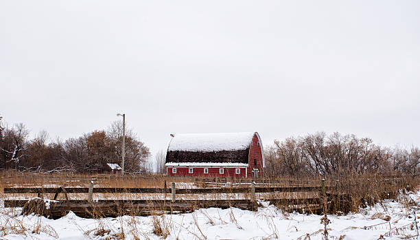 ビッグレッドバーン - barn red old door ストックフォトと画像