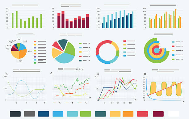 Finance and business Banner design elements. Detailed info graphic vector Banner design elements. Detailed info graphic vector illustration set. 777 stock illustrations