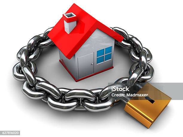 House Security Stock Photo - Download Image Now - Alertness, Apartment, Architecture