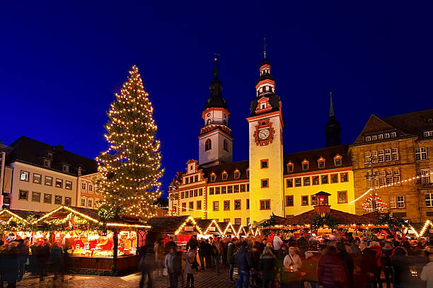 istock Chemnitz christmas market by night 627817496