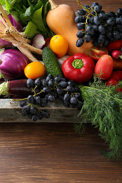 istock organic vegetables on wood 627851724