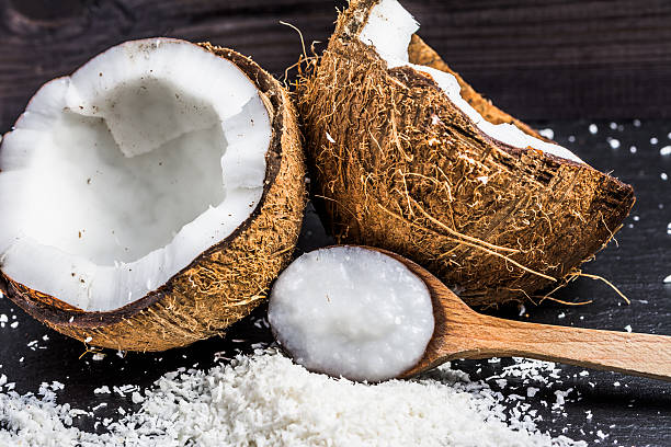 istock Coconut oil for alternative therapy and cooking 627855030